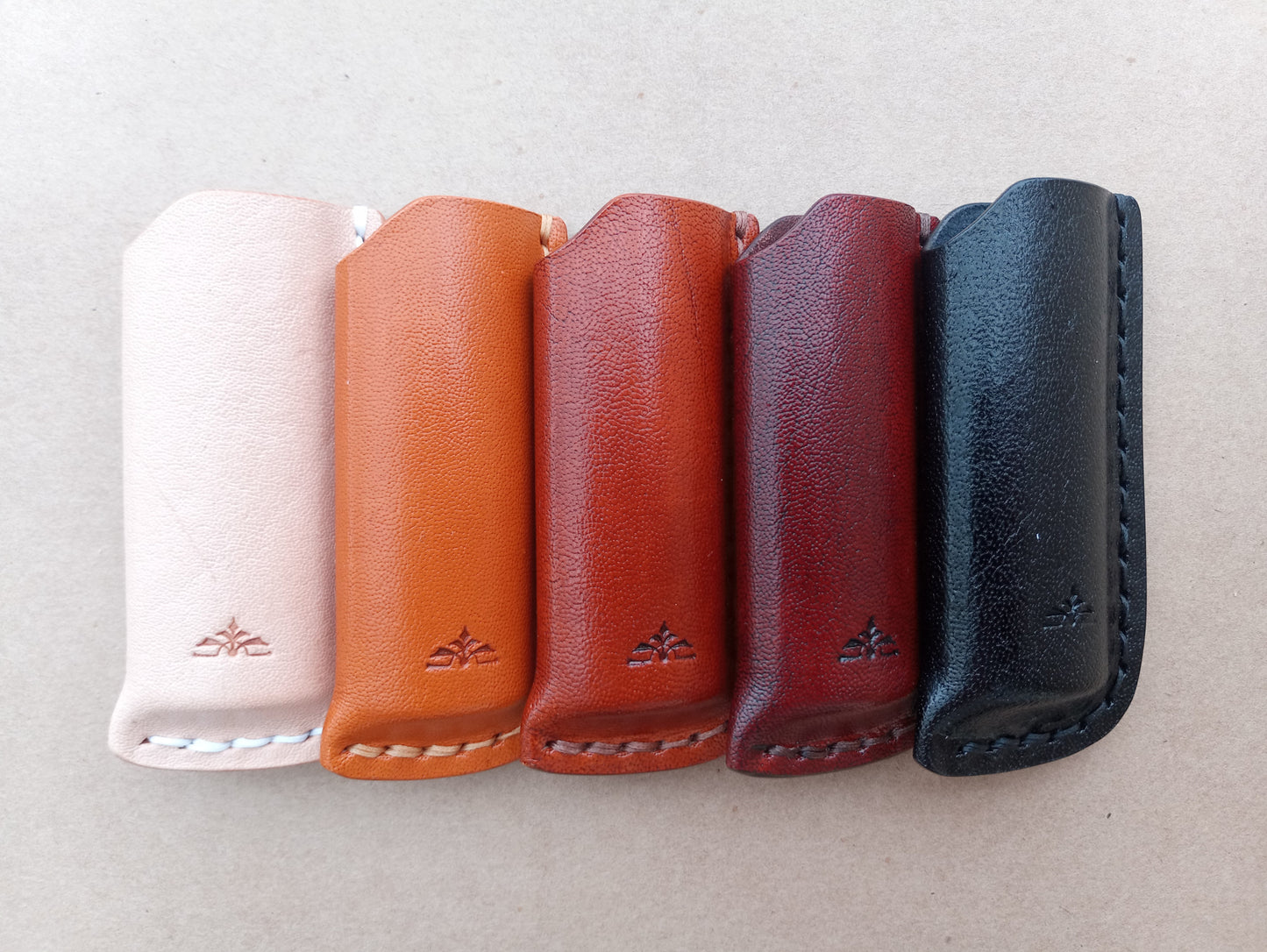 Leather BIC Lighter Sleeve - Acorn Brown | The Pretty Wild