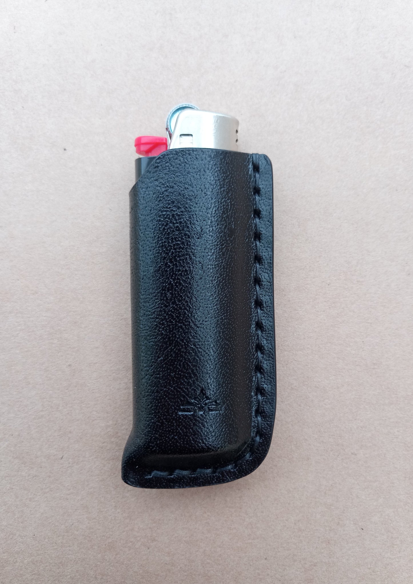 Leather BIC Lighter Sleeve - Black | The Pretty Wild