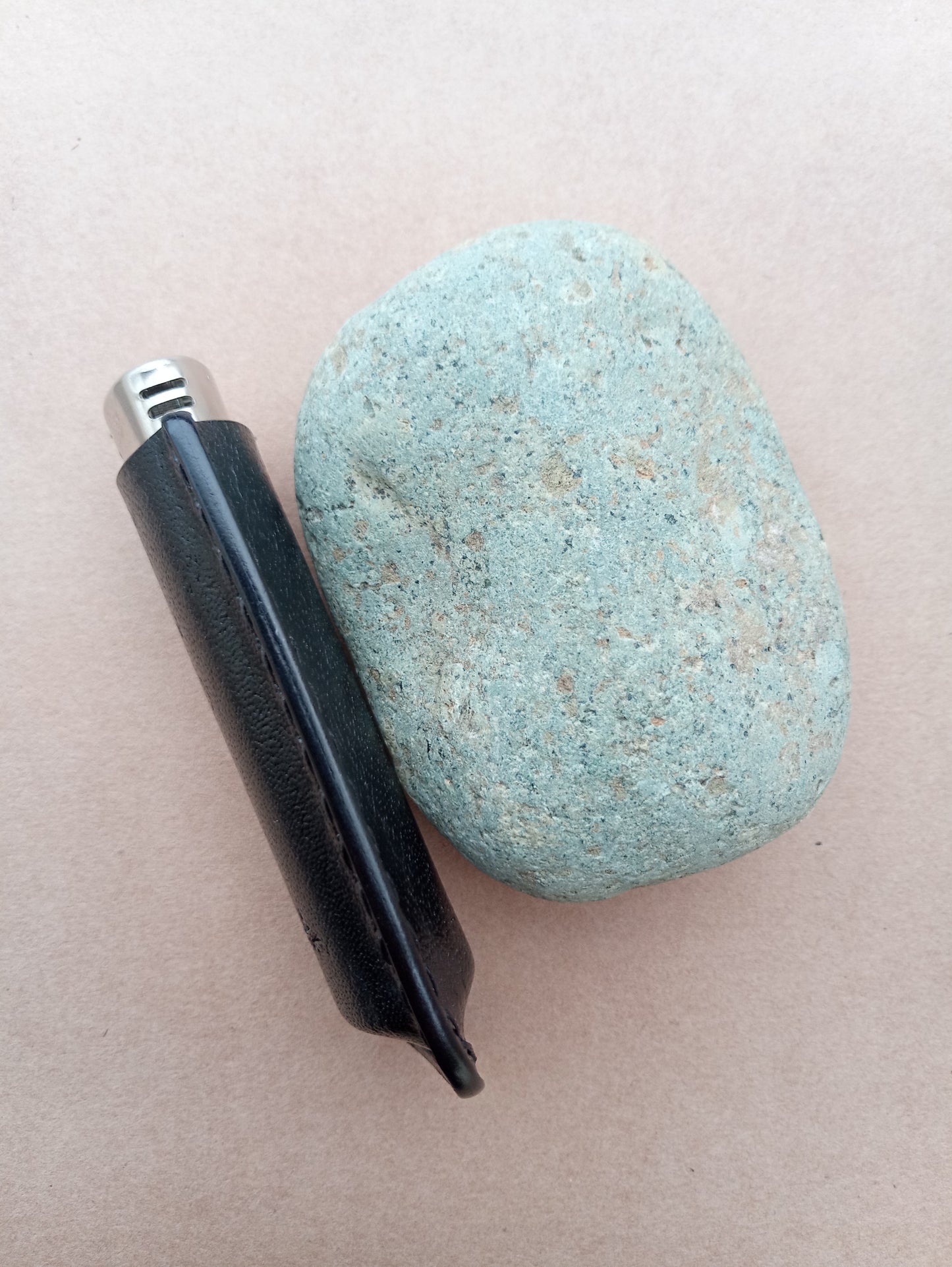 Leather BIC Lighter Sleeve - Black | The Pretty Wild