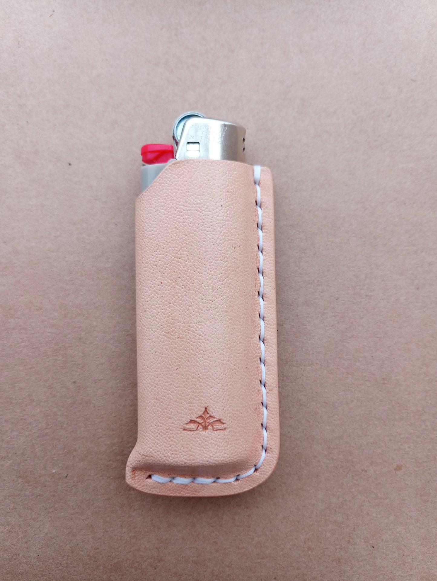 Leather BIC Lighter Sleeve - Natural | The Pretty Wild