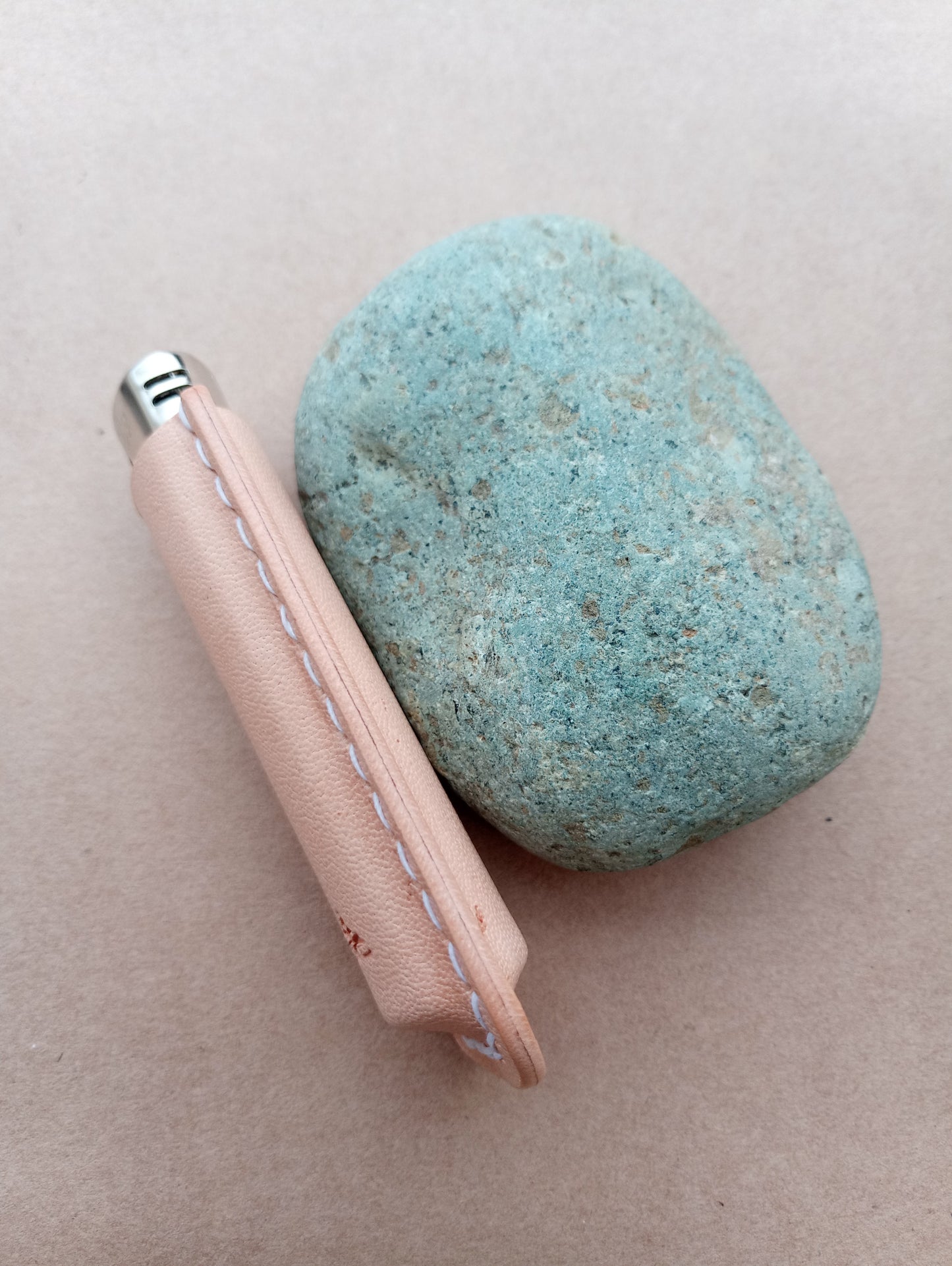 Leather BIC Lighter Sleeve - Natural | The Pretty Wild