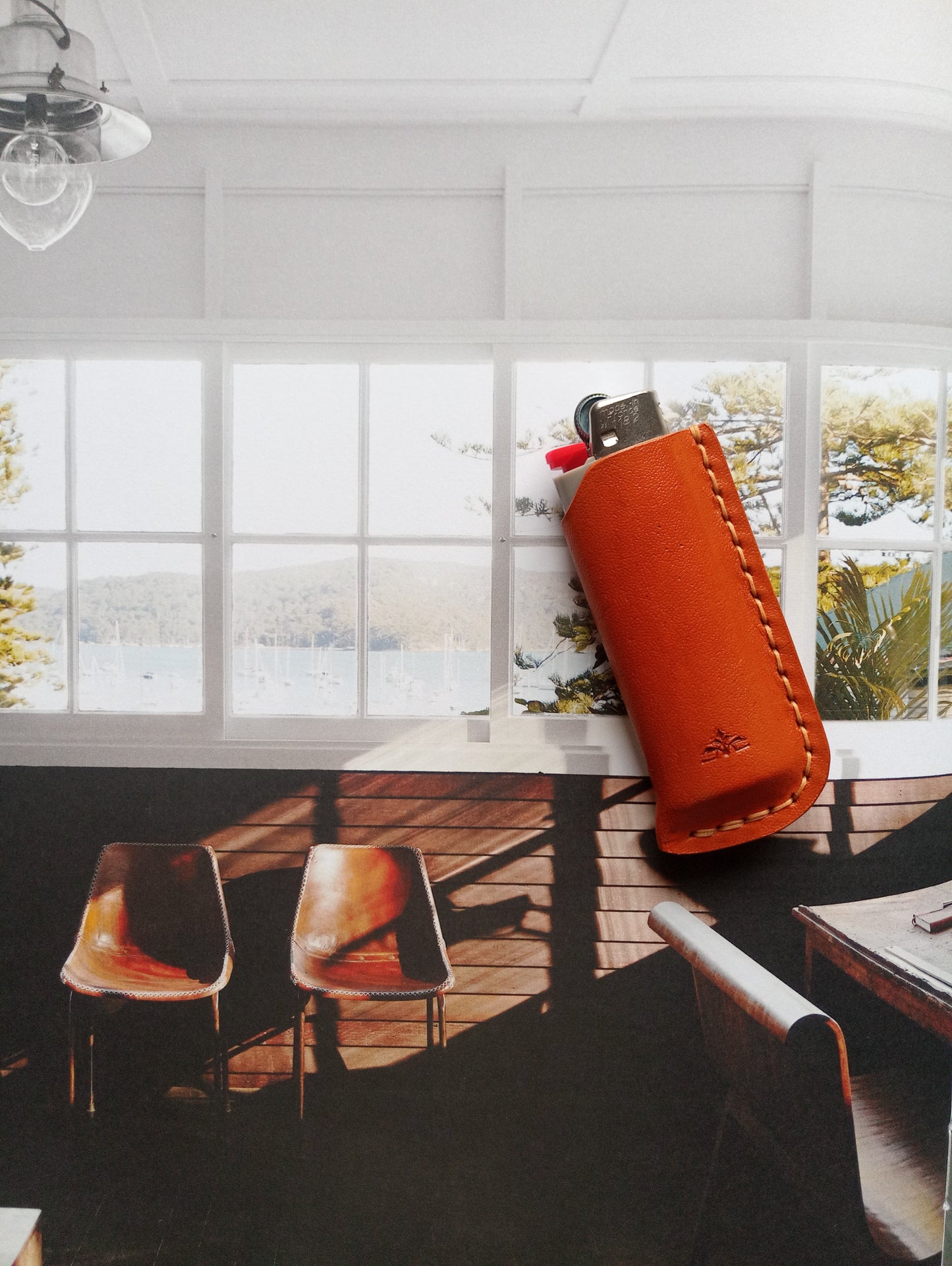 Leather BIC Lighter Sleeve - Sahara | The Pretty Wild